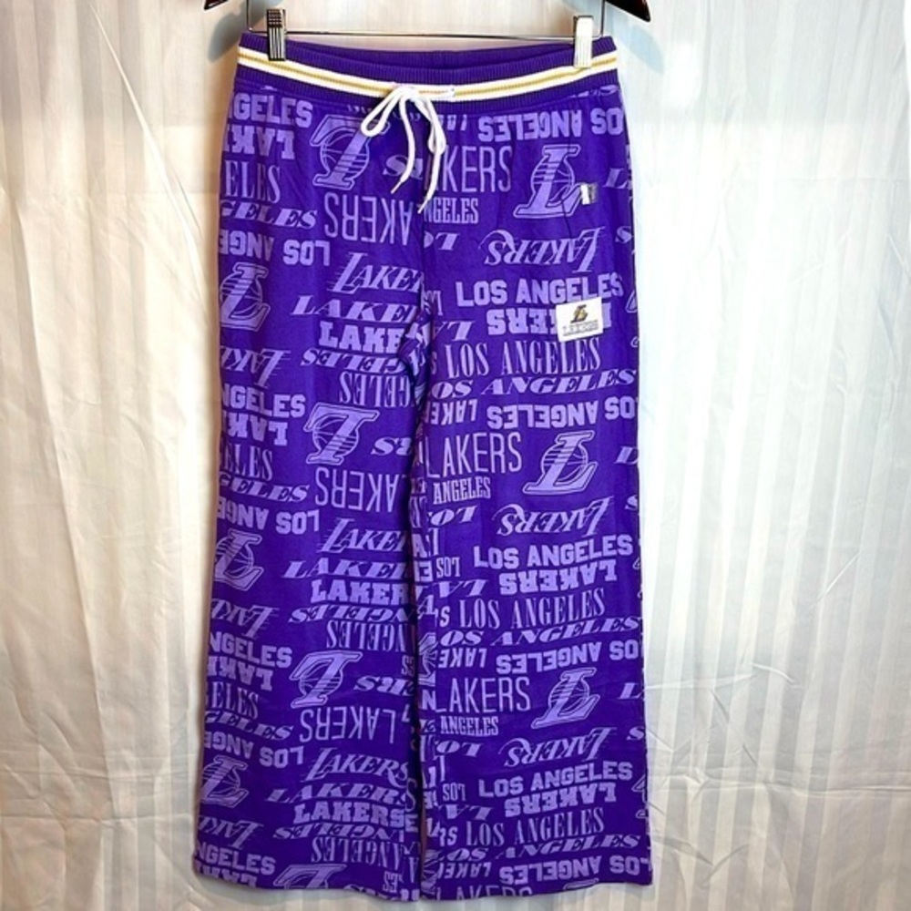 NBA Los Angeles Lakers‎ Ultra Violet Sweatpants Cotton blend size M